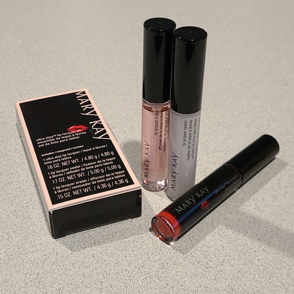 Ultra Stay lip lacquer kit - Red